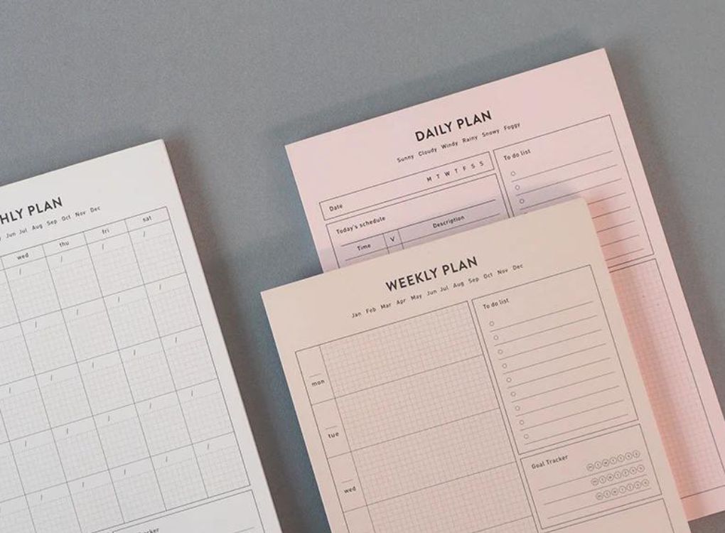DAILY, WEEKLY, MONTHLY DESKPADS