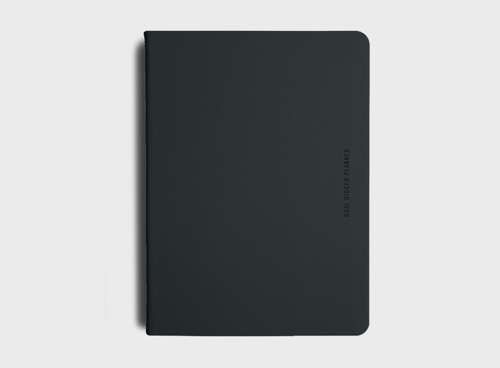 Goal Digger Planner non-dated in Black by Migoals