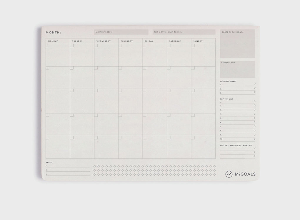 MONTHLY TO-DO-LIST DESK PAD