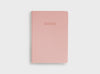 MiGoals notes journal front cover in pink, designed to increase organisation and productivity
