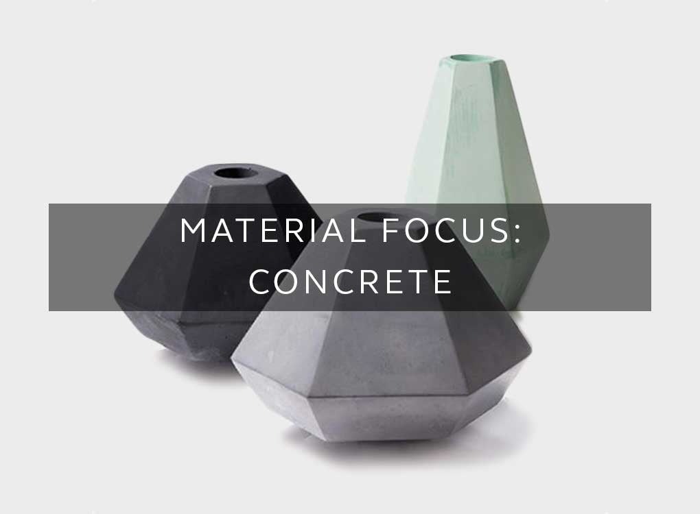 Concrete in Homeware and Furniture Design - MOXON London