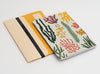 UK Made A5 notebook with Seaweed Pattern  and folder