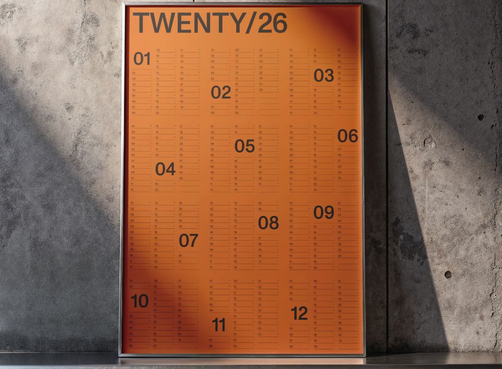 Karst 2026 A1 Yearly Calendar