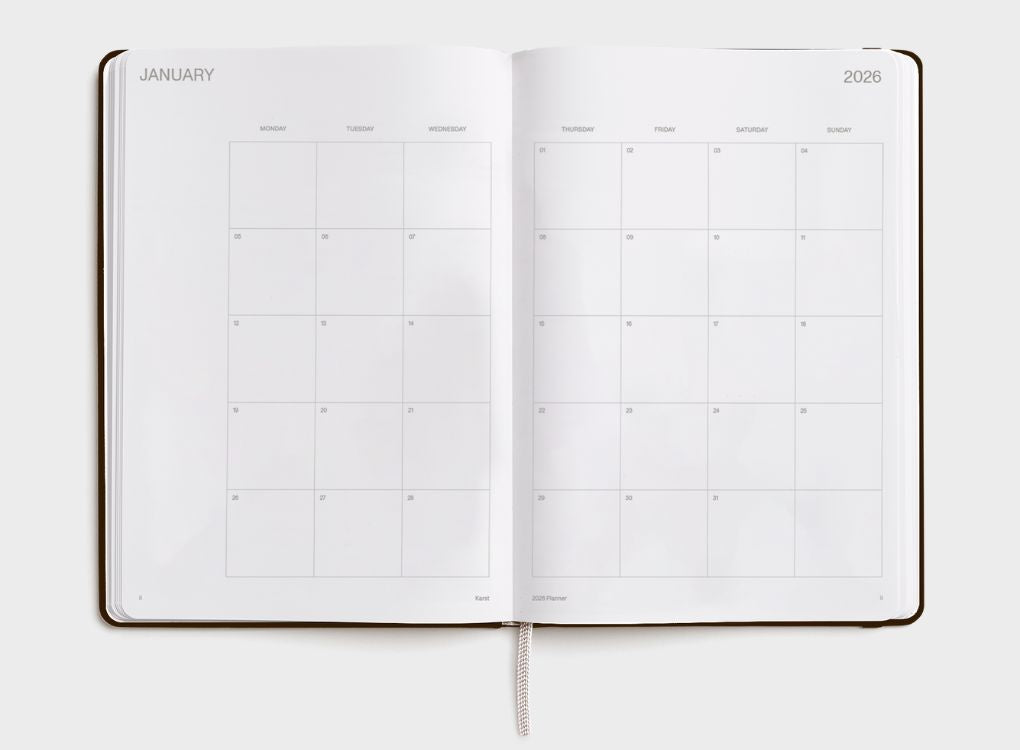 Karst 2026 Diary and Weekly Planner
