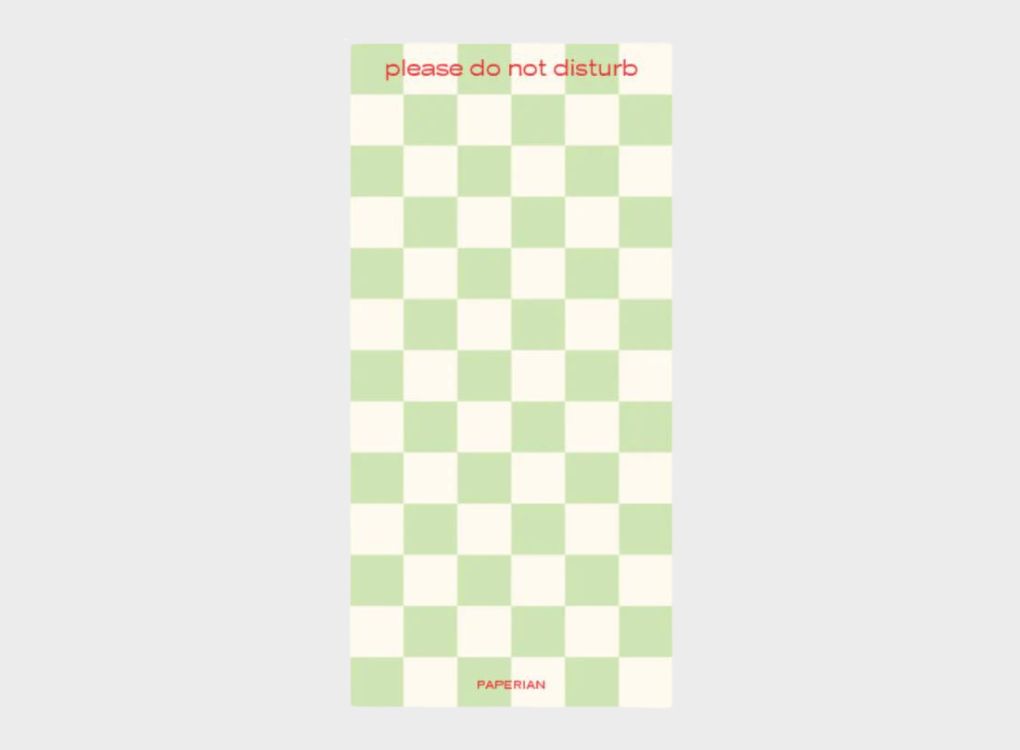 Paperian Checkerboard Memo to-do list