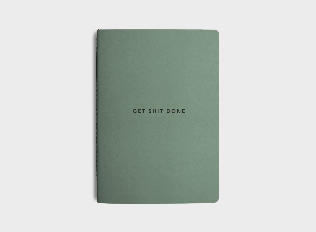 MiGoals GSD minimal notebook in Sea Green