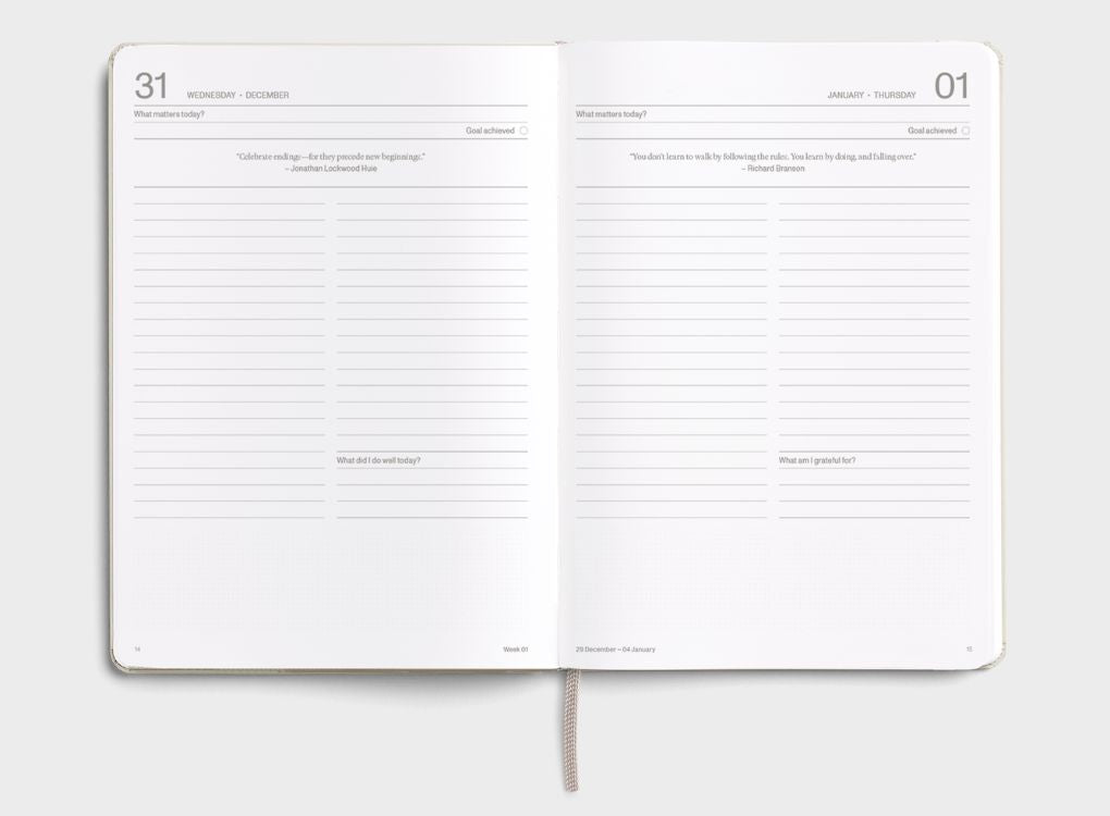 Karst 2026 Daily Diary and Planner Set (2 Parts)