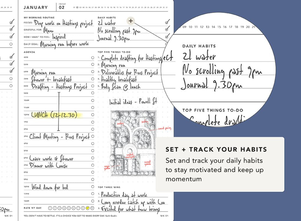 MiGoals | 2026 Goal Digger Diary - Daily