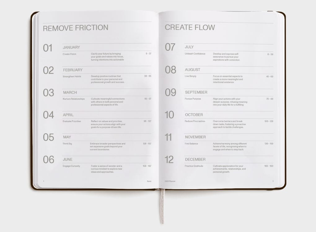 Karst 2026 Diary and Weekly Planner