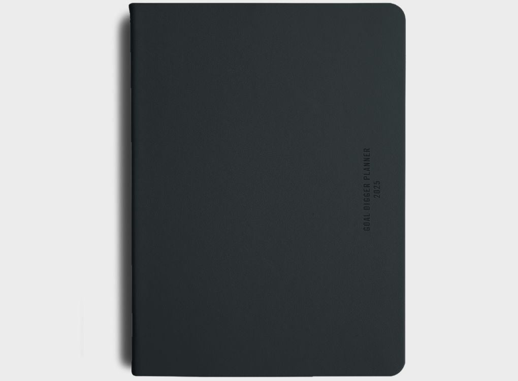 MiGoals 2026 Daily Goal Digger Diary in Black