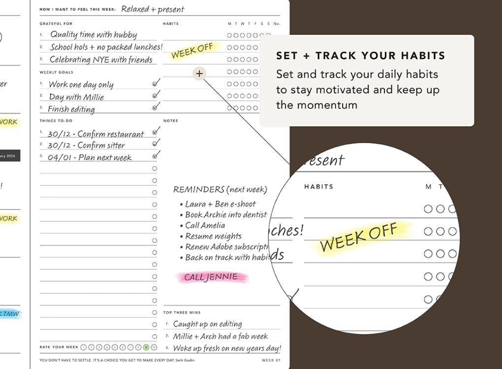 MiGoals | 2026 Goal Digger Diary - Bold