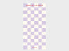 Paperian Checkerboard Memo to-do list in Lavender