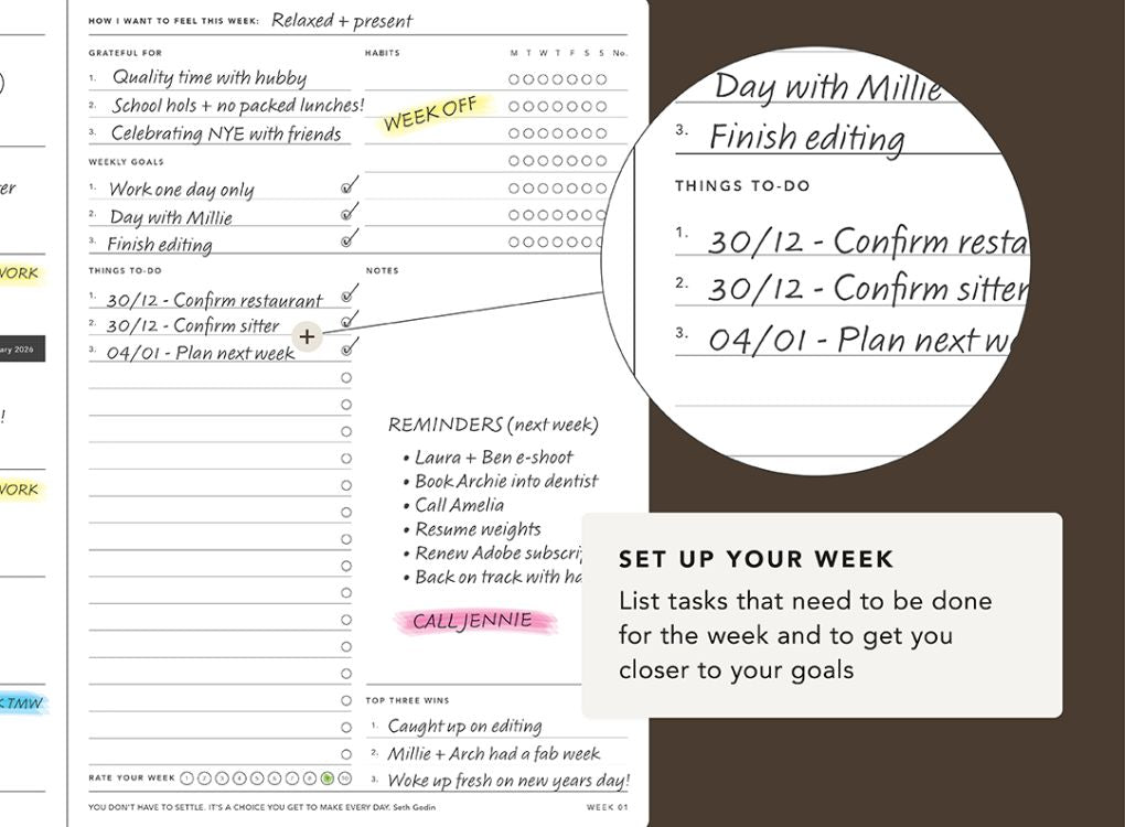 MiGoals | 2026 Goal Digger Diary - Bold