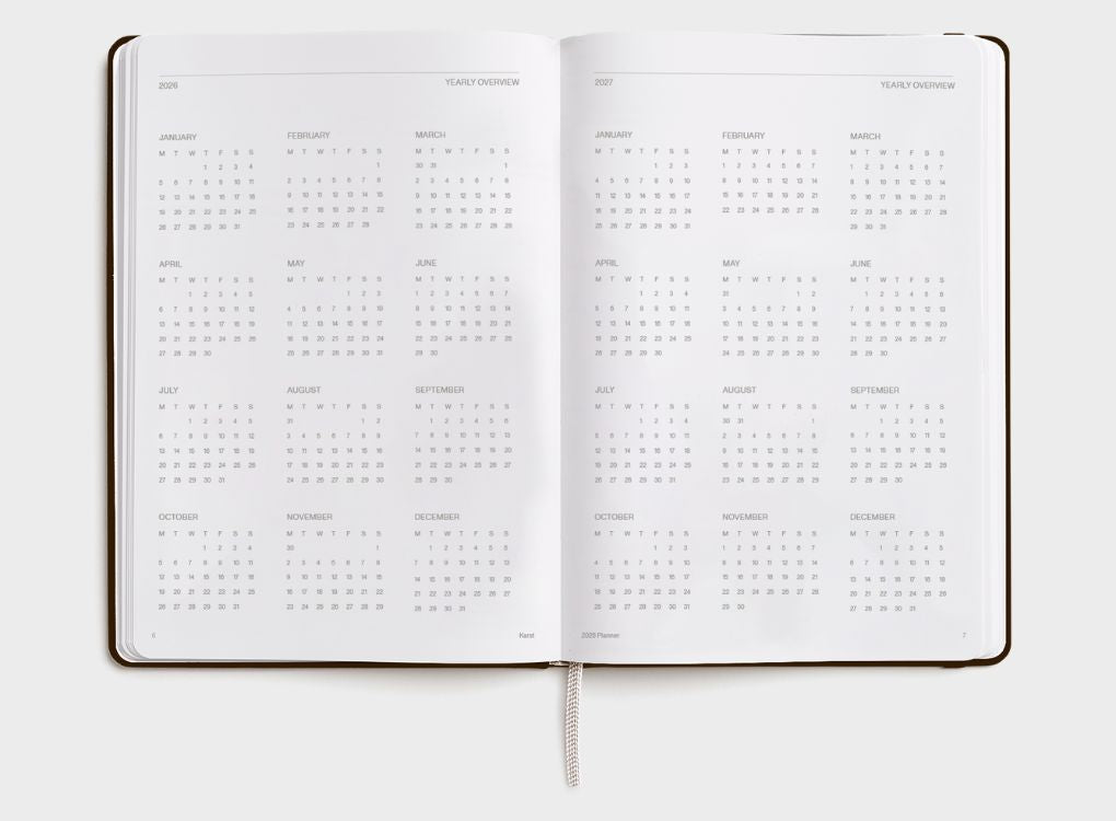 Karst 2026 Diary and Weekly Planner