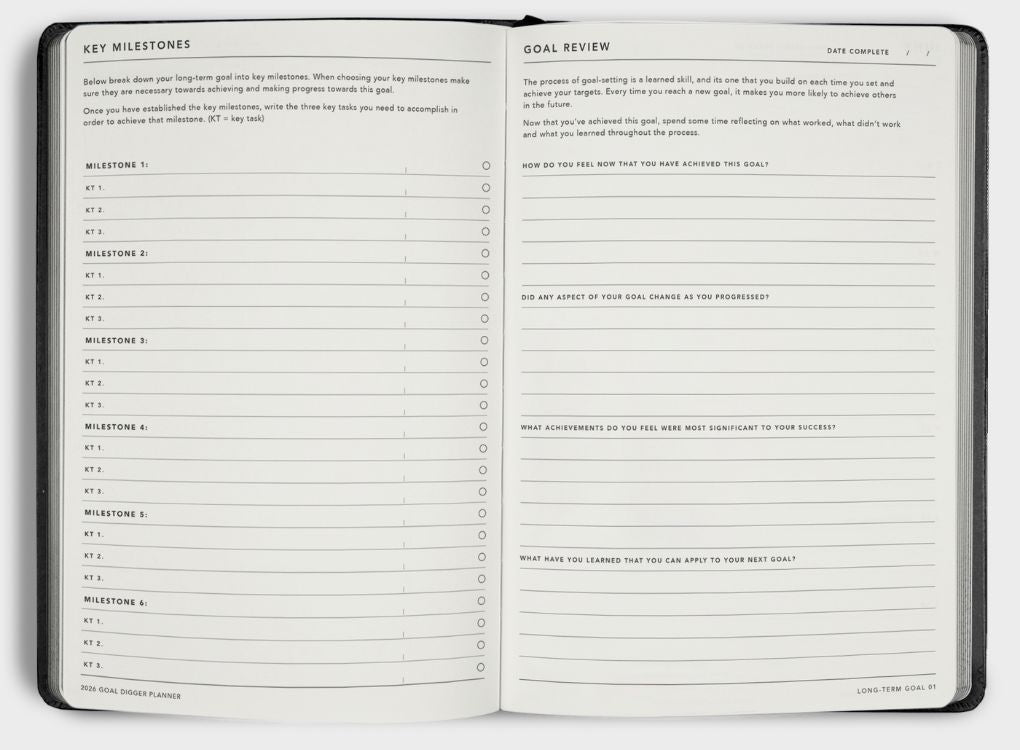 MiGoals | 2026 Goal Digger Diary - Bold