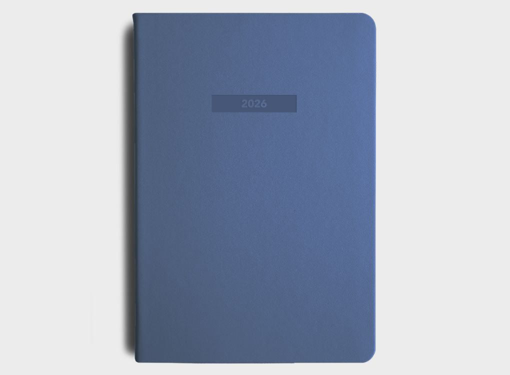 MiGoals 2026 A5 Weekly Notes Diary in Element Blue