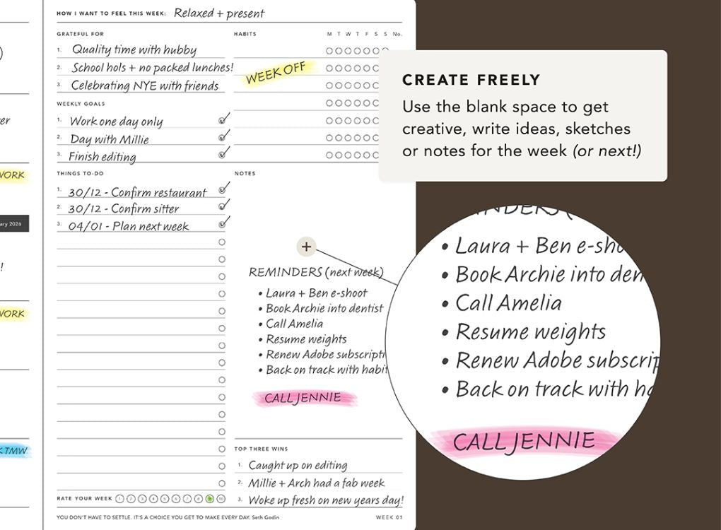 MiGoals | 2026 Goal Digger Diary - Bold