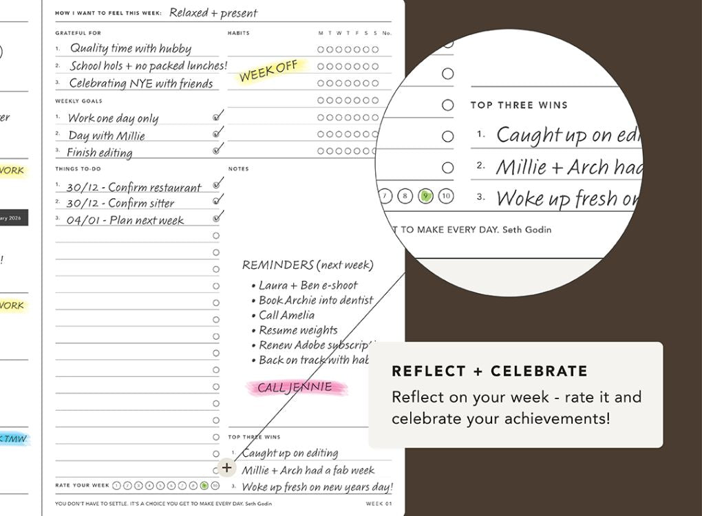 MiGoals | 2026 B5 Goal Digger Diary - Classic