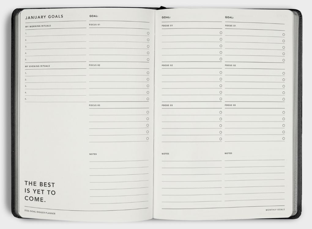 MiGoals | 2026 Goal Digger Diary - Bold