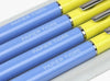 Bright Yellow and Blue Metal pen - ballpoint pen by Papier Tigre