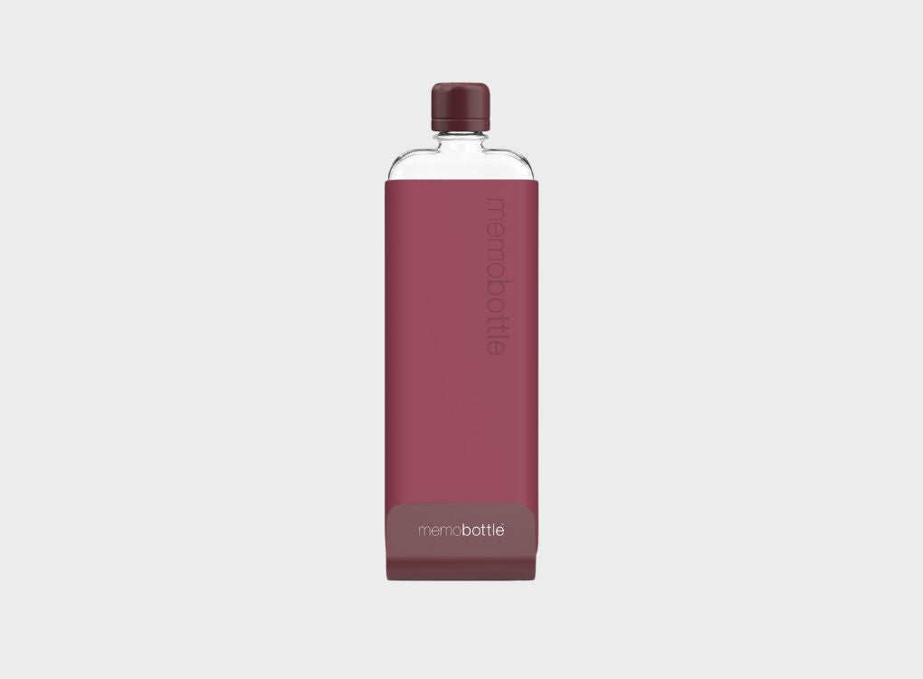 Wild plum water slim bottle by memobottle holds 450ml