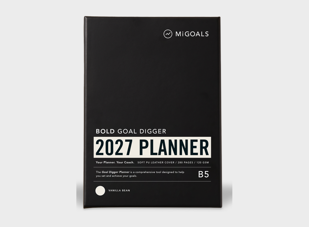 PRE ORDER MiGoals | 2027 B5 Goal Digger Diary - 2 cover styles available