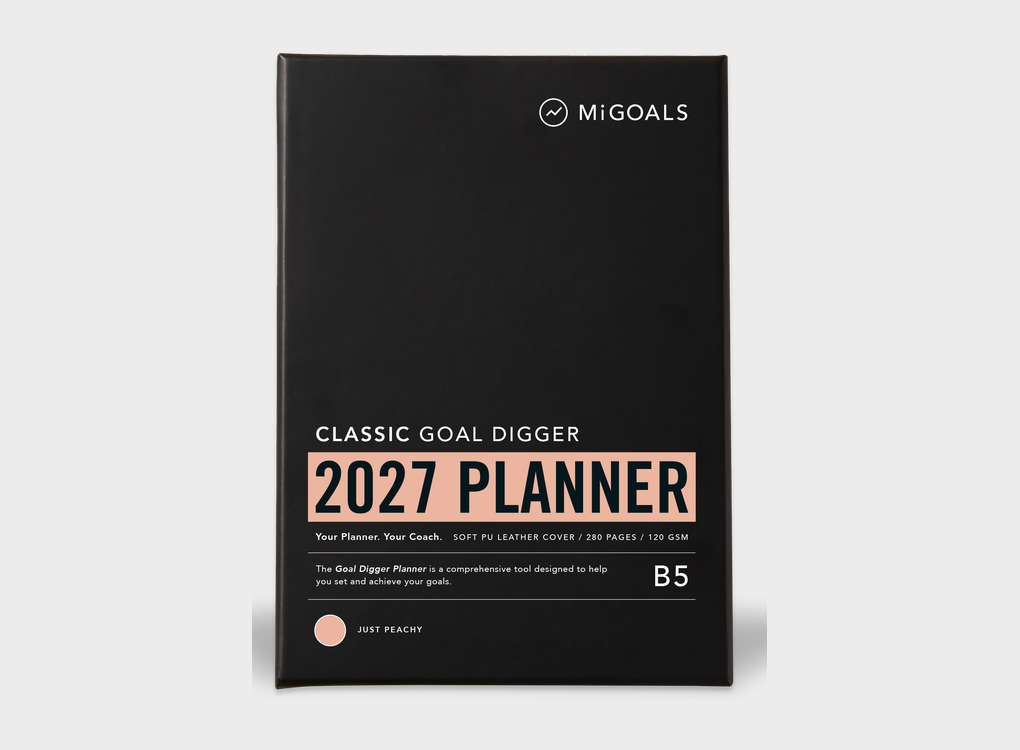 PRE ORDER MiGoals | 2027 B5 Goal Digger Diary - 2 cover styles available