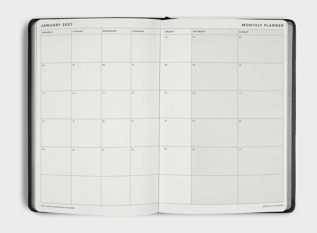 MiGoals | 2027 B5 Goal Digger Daily Diary