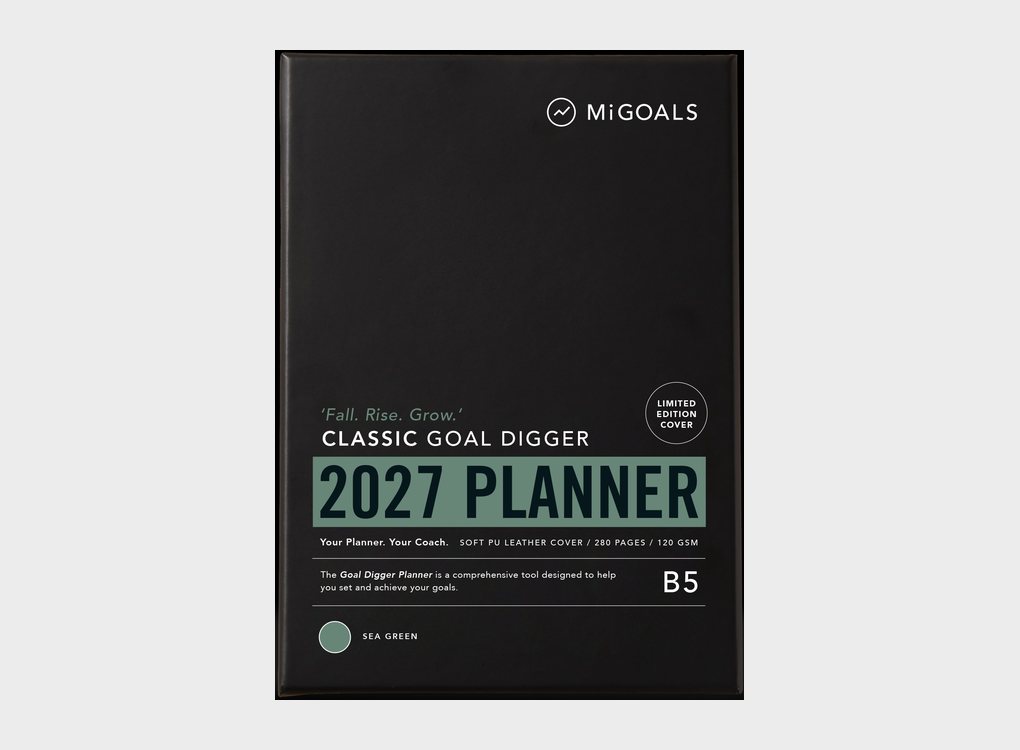 PRE ORDER MiGoals | 2027 B5 Goal Digger Diary - 2 cover styles available