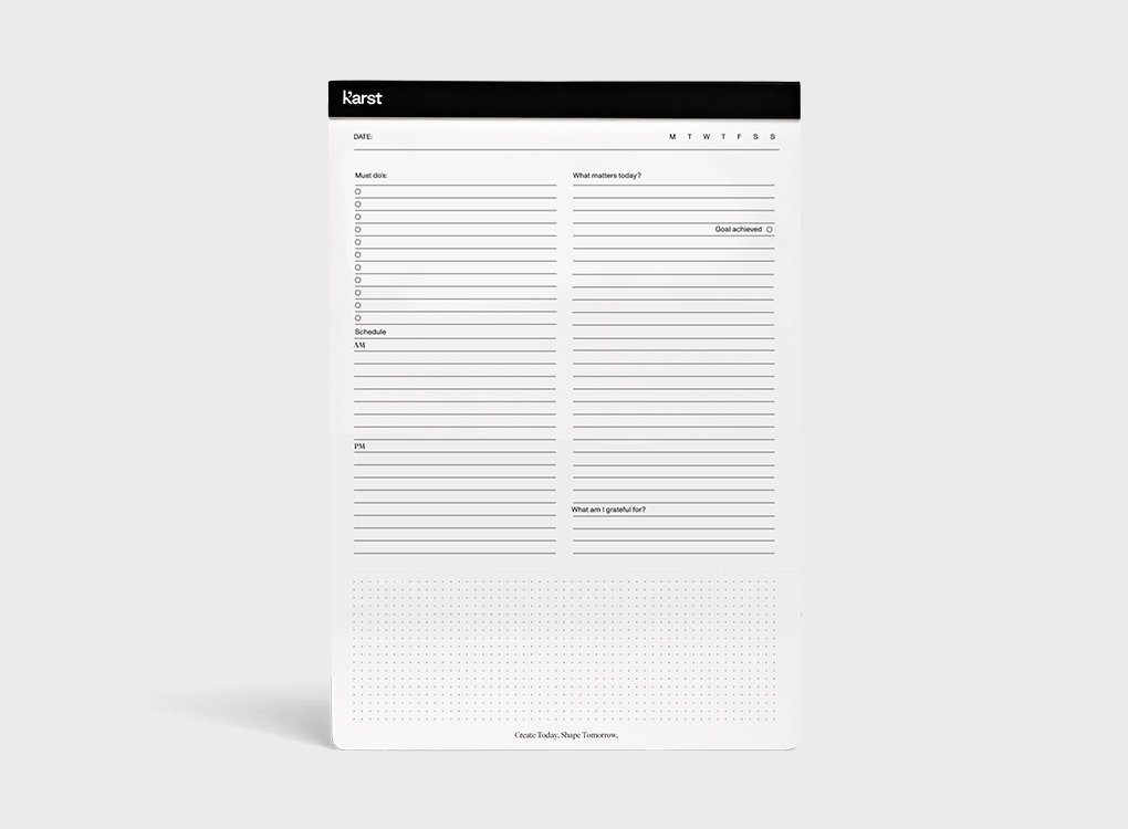 Karst a4 stone paper daily action pad with environmentally friendly stone paper