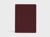 Karst notebook in burgundy with a vegan leather soft cover