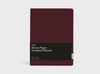 Burgundy Karst stone paper B5 planner, an undated diary with a minimal sleek design