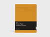 Turmeric Karst stone paper B5 planner, an undated diary with a minimal sleek design