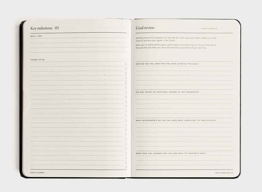 SAMPLE SALE MiGoals | Goals Journal (undated)