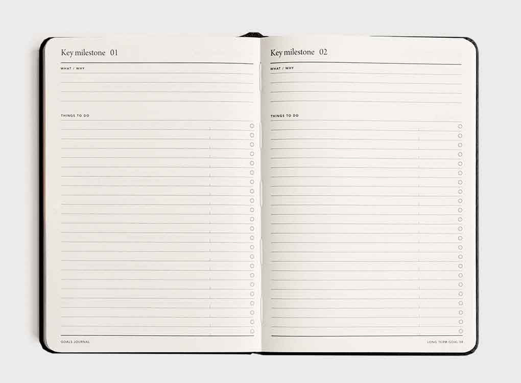 SAMPLE SALE MiGoals | Goals Journal (undated)
