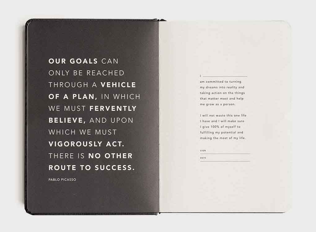 SAMPLE SALE MiGoals | Goals Journal (undated)