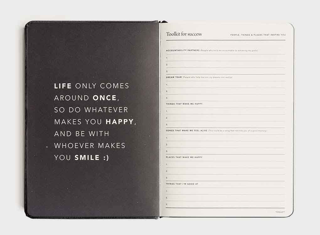 SAMPLE SALE MiGoals | Goals Journal (undated)