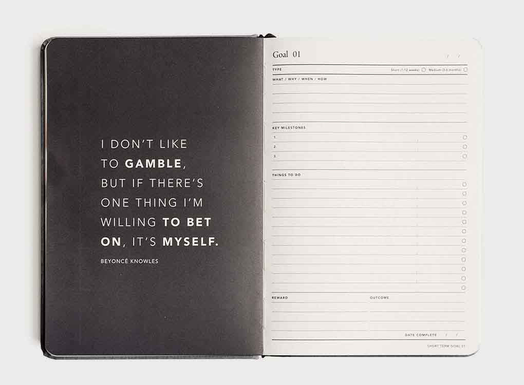 SAMPLE SALE MiGoals | Goals Journal (undated)