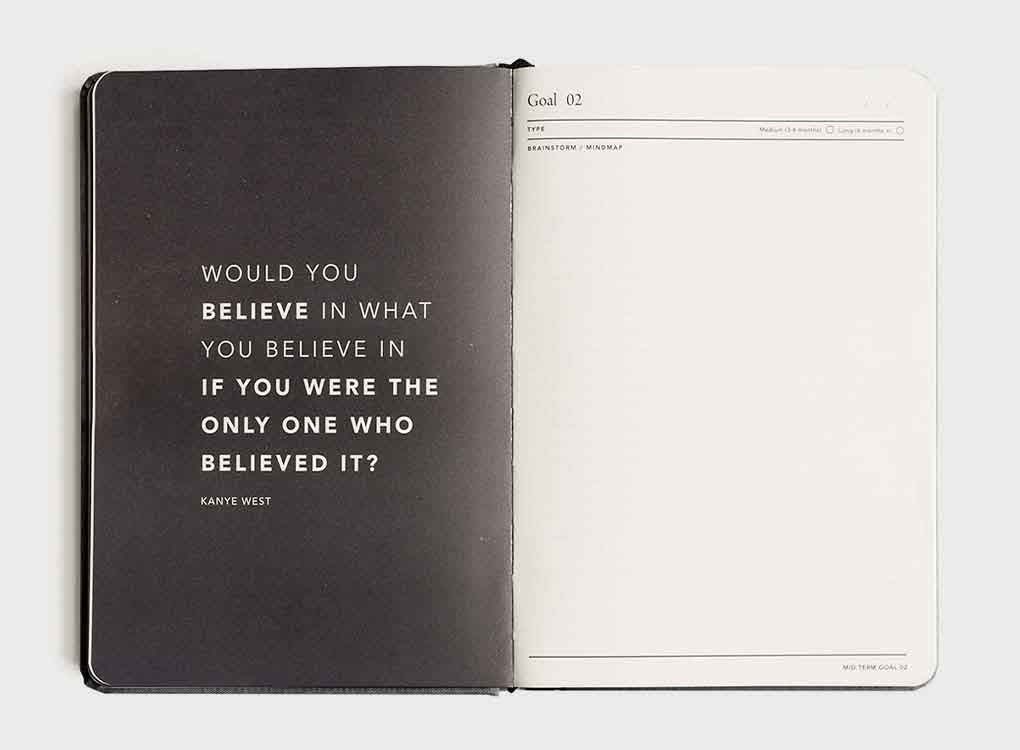 SAMPLE SALE MiGoals | Goals Journal (undated)