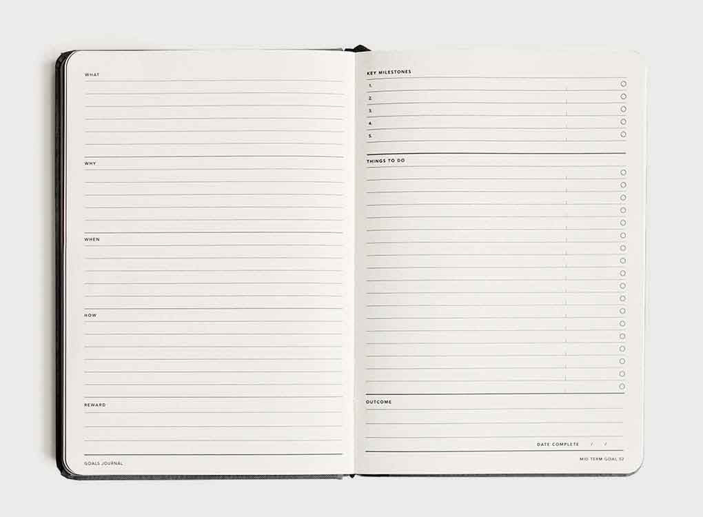 SAMPLE SALE MiGoals | Goals Journal (undated)