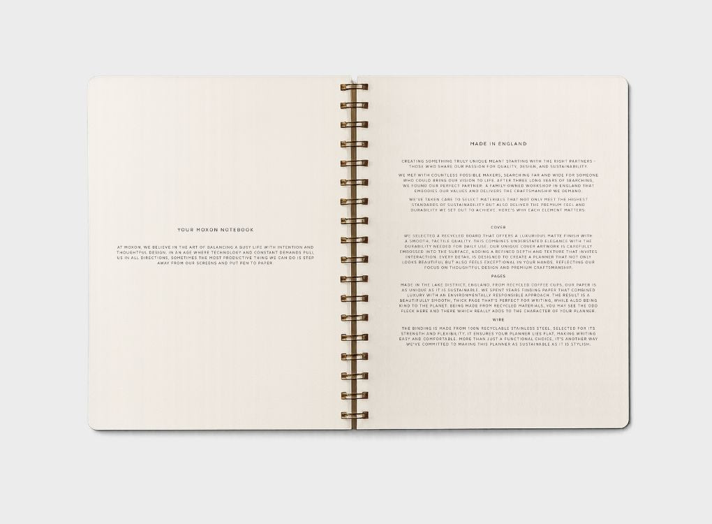 MOXON B5 FORM NOTEBOOK 