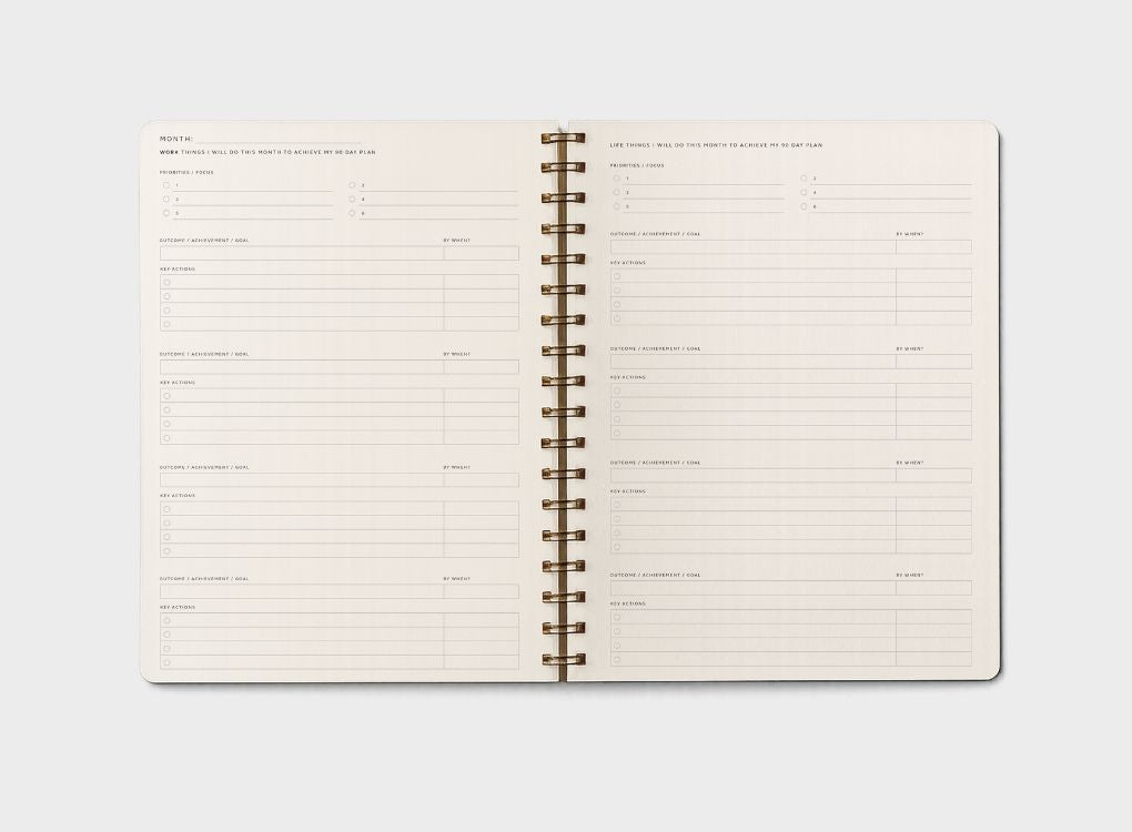 MOXON | B5 &#39;Form&#39; Daily Planner