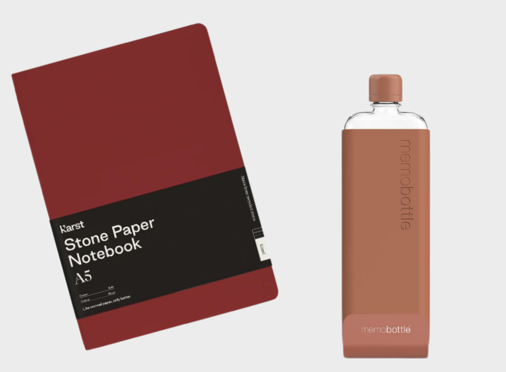 SOFTCOVER NOTEBOOK AND SLIM MEMOBOTTLE BUNDLE NORMAL RRP £61