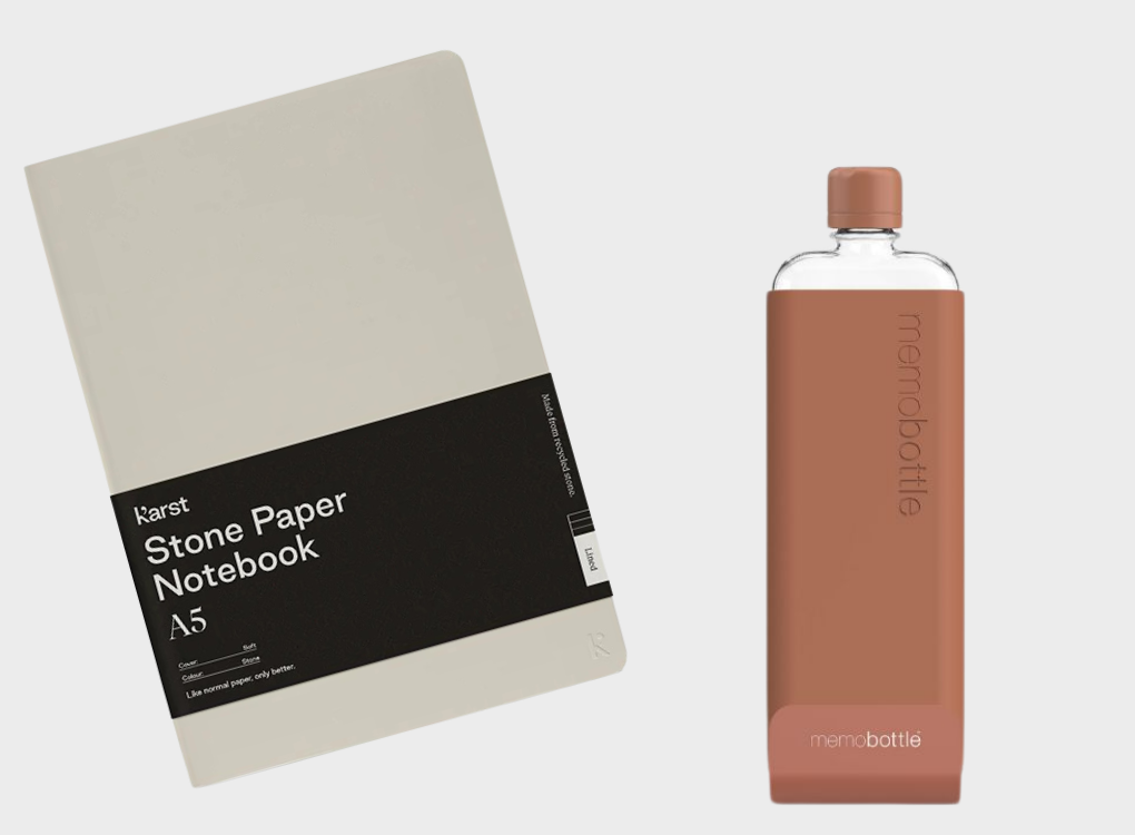 SOFTCOVER NOTEBOOK AND SLIM MEMOBOTTLE BUNDLE NORMAL RRP £61