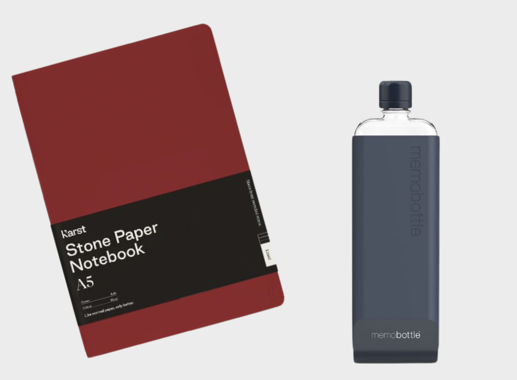 SOFTCOVER NOTEBOOK AND SLIM MEMOBOTTLE BUNDLE NORMAL RRP £61