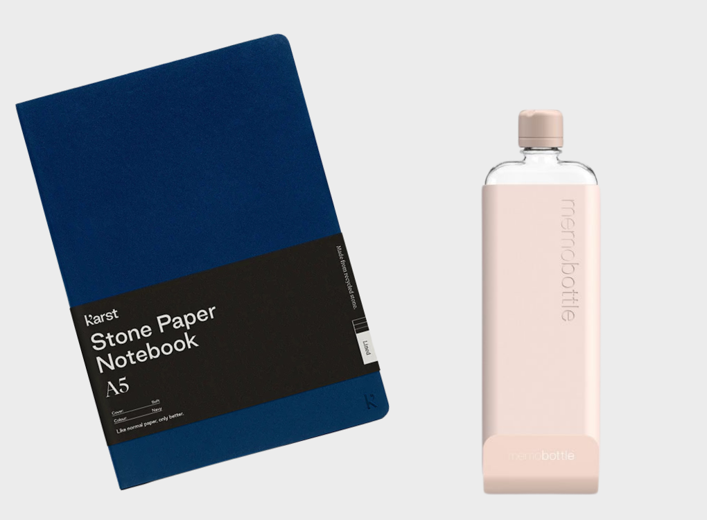 SOFTCOVER NOTEBOOK AND SLIM MEMOBOTTLE BUNDLE NORMAL RRP £61