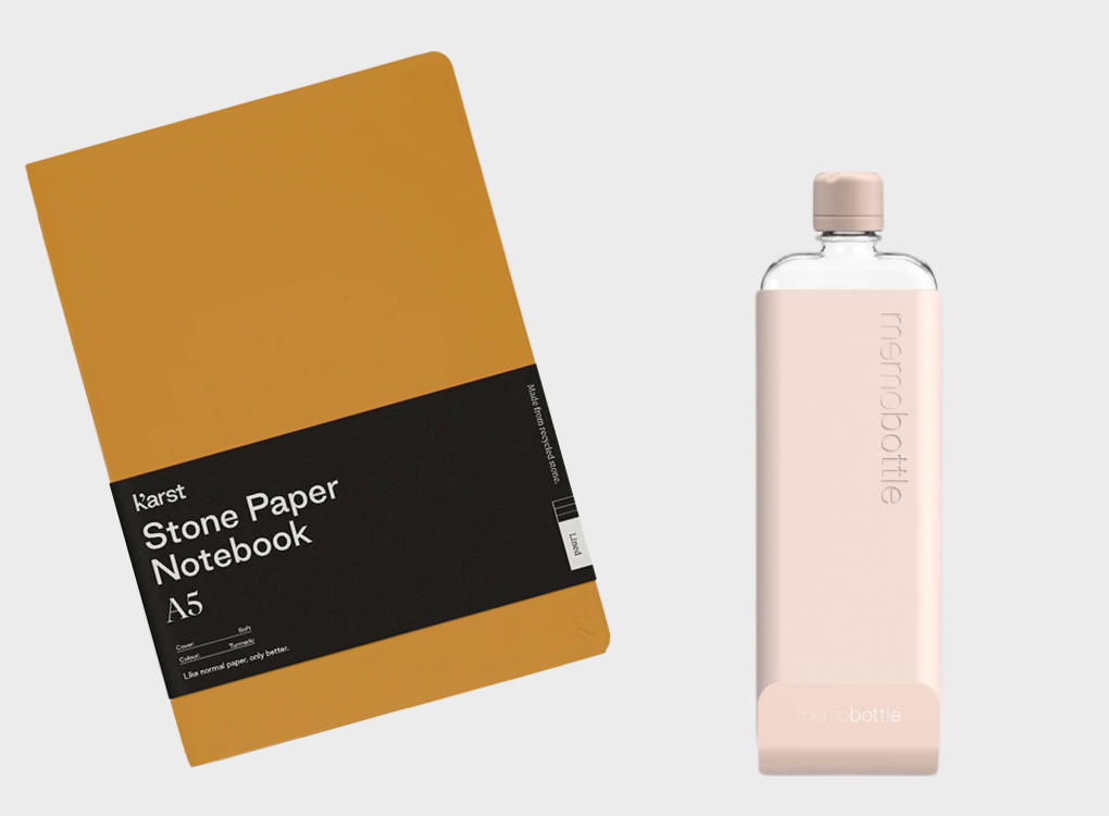 SOFTCOVER NOTEBOOK AND SLIM MEMOBOTTLE BUNDLE NORMAL RRP £61