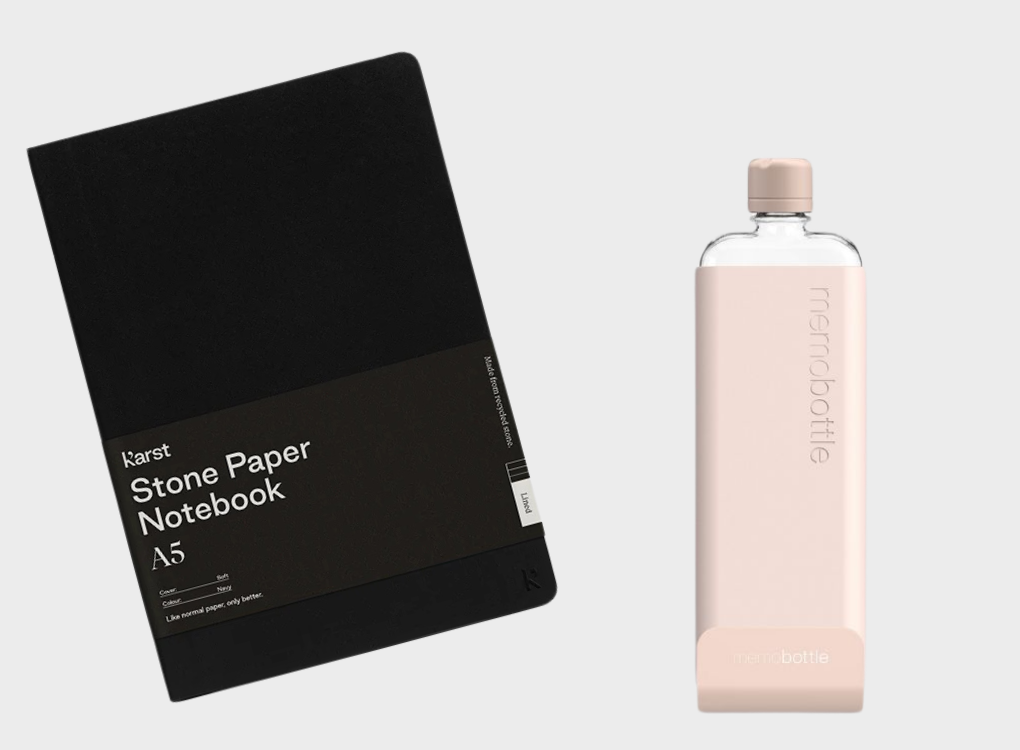 SOFTCOVER NOTEBOOK AND SLIM MEMOBOTTLE BUNDLE NORMAL RRP £61