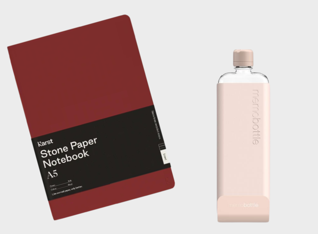 SOFTCOVER NOTEBOOK AND SLIM MEMOBOTTLE BUNDLE NORMAL RRP £61