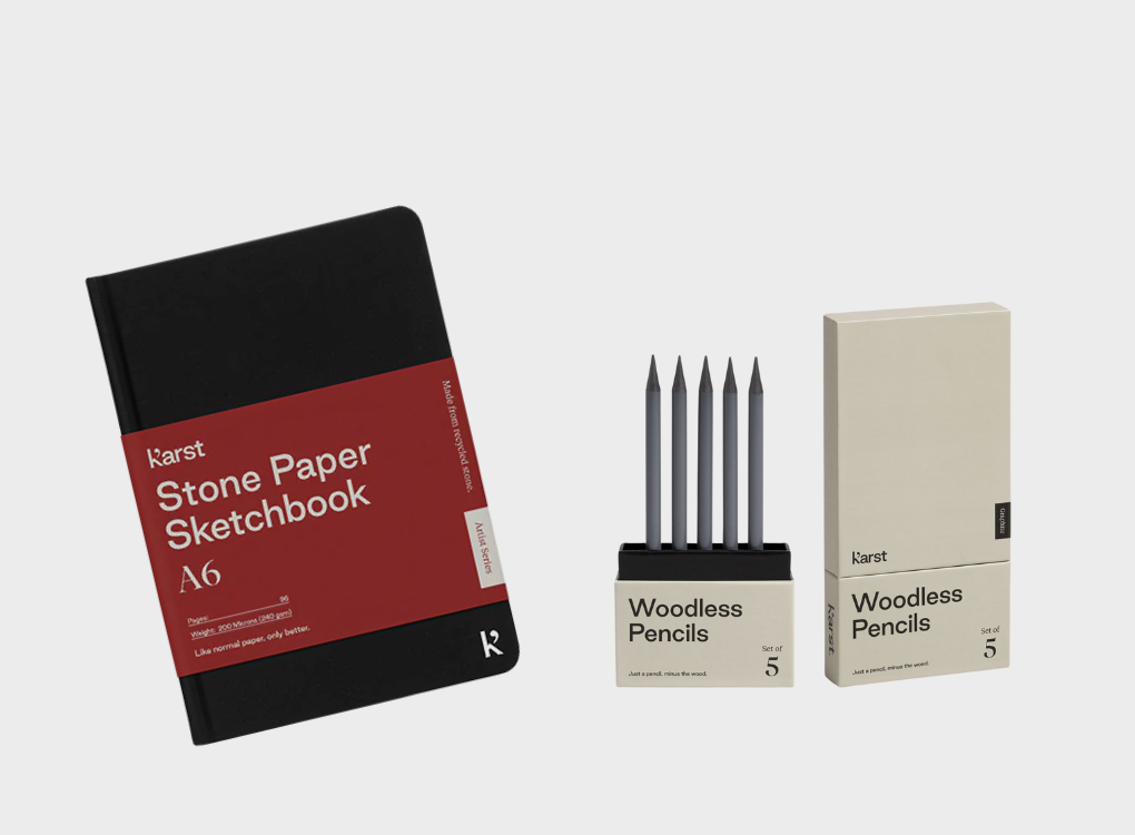 KARST GRAPHITE ARTIST BUNDLE INCLUDES - SKETCHBOOK AND GRAPHITE PENCILS